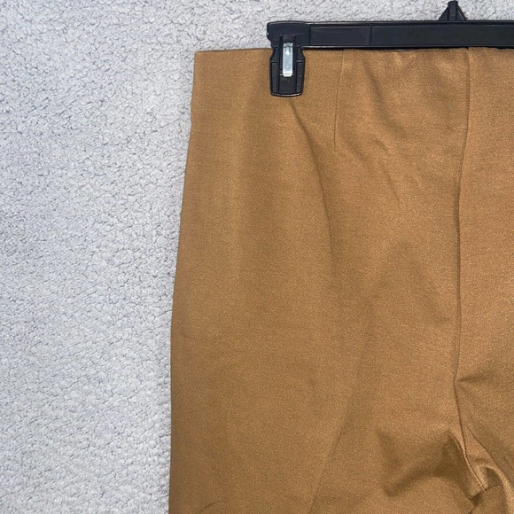 Chico's Pants Womens 2.5 Brown Flat Front Slash Pockets Straight Casual Career - Picture 6 of 15